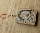 アナタの似顔絵★木ーホルダーにします 自分用、プチお祝い、プチプレゼントにピッタリです！ イメージ7