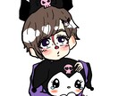 TwitterやSNSの可愛いアイコン描きます 独特の絵の描き方であなたのだけの可愛いアイコン描きます イメージ8
