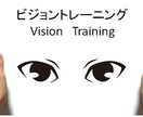 ビジョントレーニングメニュー提供します 【自宅で簡単にできるトレーニングキッド付き】 イメージ1