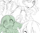 シンプルで簡易な人物イラストを安価で描きます 簡易イラストなので最短で半日で納品できます イメージ3