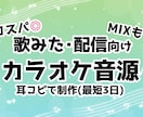 配信者向けにカラオケ音源を制作いたします ロック好き必見!オケ制作に加え、歌詞付き映像制作も可能！ イメージ2