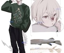 先着3件 / 格安でイラスト全般お描きします アイコン、動画用、TRPG立ち絵、キャラクターデザイン等 イメージ3