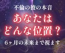 不倫の彼の本音｜あなたの位置と今後の流れ1ます 本気度と迷いの理由を深く読み解きます イメージ1