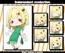 超差分特化！もちもちミニキャライラスト描きます psd形式で組み合わせ自由！しかもかわいい！ イメージ7