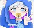 ネットなどのアイコンにおすすめなイラスト描きます 参考画像に極力似せ最大限に可愛く仕上げます！ イメージ4