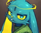 商用OK！映えるケモノ・人外イラストお描きします アイコン・サムネ・立ち絵など！存在感のあるイラストをお届け！ イメージ1