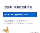 限定価格~転職エージェントが職務経歴書を添削します 元コンサルが応募先企業に合わせて書類作成！ イメージ1