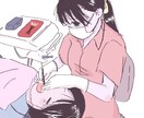 一枚絵イラストかきます かわいらしい女の子を描くのが得意です。 イメージ3