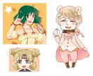 SNSなどのアイコンイラスト作成します デフォルメキャラ・グッズ用イラスト・似顔絵 イメージ4