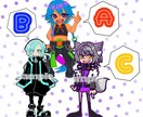 動画、配信で使えるイラストお描きします 配信者にとって使いやすいイラスト素材！ イメージ6