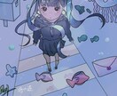 背景・景色・アニメの一コマ魅せます エモいイラスト好きな人はぜひ! イメージ1