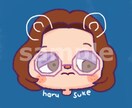 SNS用アイコンイラスト描きます かわいいオリジナルアイコン作成します イメージ5