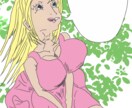 女の子のオリジナルキャラクター描きます LINEスタンプサイズの女の子を描きます。 イメージ6