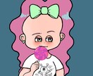 ポップでカラフルなイラストアイコンを作成します 個性的で味があるイラストをお探しの方にお勧めです イメージ1