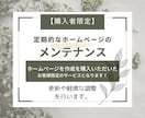 購入者限定！ホームページメンテナンス承ります ホームページを定期的にメンテナンス イメージ1