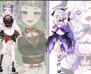 実績650件超え！最高に魅力的な立ち絵制作します Vtuber、IRIAM、グッズ等！キャラデザからも可能です イメージ4