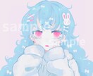 SNSで使える‪ʚ✞ɞ‬病みおおめアイコン描きます お値下げ中！ TRPG用キャラ、動画用イラスト等受付中◎ イメージ1