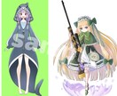 立ち絵制作・キャラクターデザインをします IRIAMやVTuber、TRPG用の立ち絵を描きます！ イメージ3