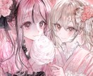 商用OK！目を引くキャラクターイラストお描きします 華やかさをお求めの方にオススメ！ イメージ1