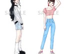 IRIAM用の立ち絵描きます 色々なテイストで描けますのでお気軽に相談してね。 イメージ7