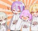 希望のSD.ミニキャラ絵を描きます アイコンなどにも使える可愛らしい絵柄 イメージ7