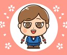 ポップでかわいいイラストを作成します アイコンや広告等のワンポイントにどうぞ イメージ1