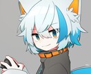 はっきりしたパキパキ絵柄のイラスト作成します アニメ調のイラスト、SDキャラの作成が可能です！ イメージ1
