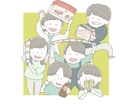 お気に入りの写真やエピソードを描きます イラストだから残せる思い出を残しましょう♪ イメージ3