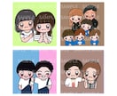5名限定！ミニキャラ似顔絵モニター募集します あなたらしさをミニキャラ化♡印象に残るSNSアイコンをお届け イメージ4