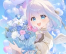 VTuberさん向け 活動用イラスト描きます 透明感重視＆SNS映えを意識したイラスト イメージ1