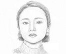 程々の描き込み、鉛筆スケッチ描きます さらっとスケッチ、特徴を表現します。 イメージ4