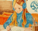 手描きのイラスト描きます 無料サービスあり！ohuhuマーカーで着彩します イメージ1