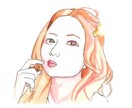水彩画で似顔絵を描きます アナログな絵がほしい、好きという方へ イメージ1