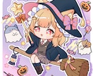 ポップでかわいい2頭身イラスト描きます SNSアイコン、動画や配信用、グッズなど様々な用途に イメージ5