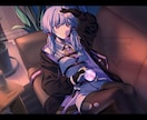 企業実績〇男女問わず世界観に合ったイラスト描きます 歌ってみた動画やキービジュアルなど一枚絵イラストが得意です！ イメージ7