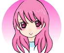 SNS用アイコンお描きします 似顔絵OK！イメージに合わせてお作りします♫ イメージ1