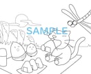 こども向け！かわいいぬりえお作りします かわいい子ども向け！動物・行事・乗り物など何でも〇商用利用可 イメージ7