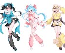 心ときめくキラキラ可愛いイラストを描きます 動画のサムネイル、グッズなど色々な場面にお使いください！ イメージ5