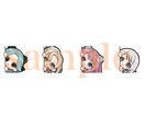 配信用スタンプ、バッチ、イラスト制作します ！どうぞお気軽にご相談下さい(*ᵔᢦᵔ*) イメージ4