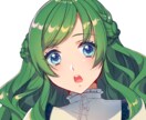 バストアップイラスト+差分表情4種お描きします あなただけの表情豊かな魅力的なオリジナルキャラクターを！ イメージ8