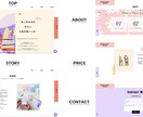 可愛い・オシャレなHPをWIXで制作いたします 完了後も自分で簡単にメンテナンス♪この機会にHP作りましょう イメージ2