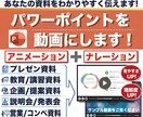 パワーポイントに動きやナレーション・音楽を付けます 資料に動きや音声解説（BGM）追加で見やすく、わかりやすい！ イメージ1