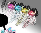 ジャンル問わず自分にしか作れない世界観を描きます 2019年から今まで350点以上の作品を制作。 イメージ3