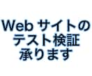 WEBサイトのテスト検証承ります 完成したWebサイトの間違い探し行います！ イメージ1