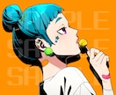SNSアイコン制作いたします オリジナルキャラクターや似顔絵をポップなアイコンに！ イメージ3