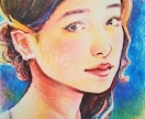 はがきor2Lサイズ★色鉛筆で美人画を描きます 鮮やかな色鉛筆画、プレゼントにいかがですか？納品は郵送にて☆ イメージ6