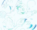 人物や動物のイラストを描きます アニメ塗りの手書き風、ディフォルメのタッチがメインです。 イメージ3