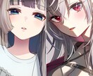 最短1～3日！バストアップイラストを制作します サムネ向き！テンプレ記入だけ！空欄はお任せOK！ イメージ3