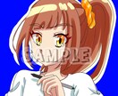 可愛いアニメ風SNSアイコン描きます ラフ修正は何回でもOK！SNSアイコン イメージ1