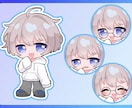 SDミニキャラ 表情差分3種セット描きます シンプルで使いやすいミニキャラ！配信やアイコンにも◎ イメージ4
